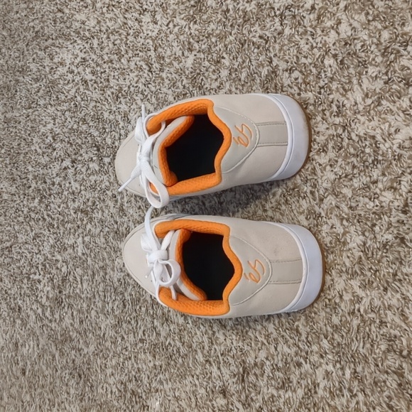 Es Accel Slim X The Nine Club Shoes Grey White Orange 7 Skateboard Sneakers - Picture 3 of 12